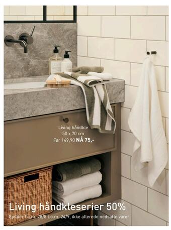 Kid Interiør Living håndkle tilbud