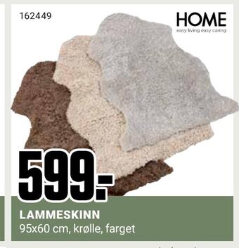 Europris Lammeskinn tilbud