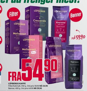 Europris Löfbergs kaffe tilbud
