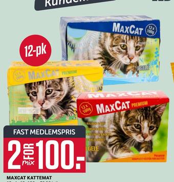 Europris Maxcat kattemat tilbud