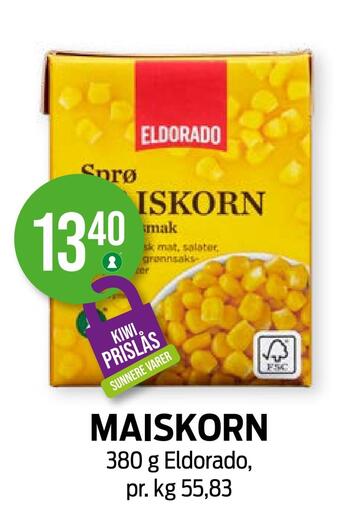 Kiwi Maiskorn tilbud