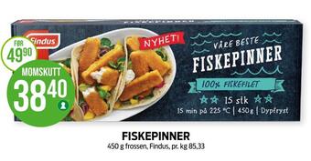 Kiwi Fiskepinner tilbud