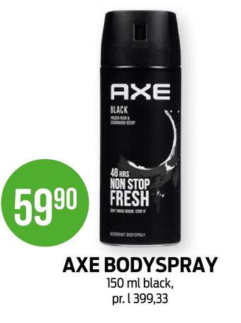 Kiwi Axe bodyspray tilbud