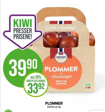 Kiwi Plommer tilbud
