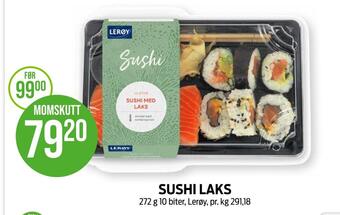 Kiwi Sushi laks tilbud