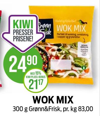 Kiwi Wok mix tilbud