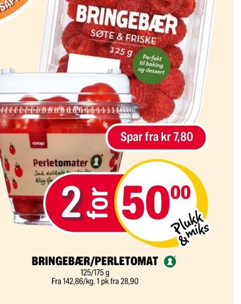 Coop Extra BRINGEBÆR/PERLETOMAT tilbud