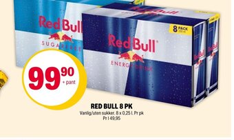 Coop Extra RED BULL 8 PK tilbud
