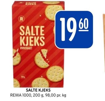 Rema 1000 SALTE KJEKS tilbud