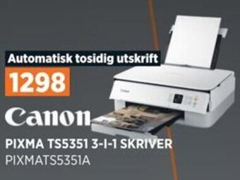 POWER PIXMA TS5351 3-1-1 SKRIVER PIXMATS5351A tilbud