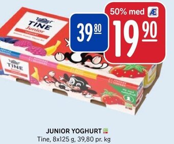 Rema 1000 JUNIOR YOGHURT Tine tilbud