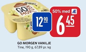 Rema 1000 GO MORGEN VANILJE Tine tilbud