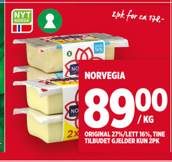 Meny Norvegia tilbud