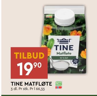 Coop Mega Tine matfløte tilbud