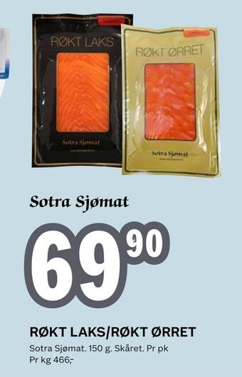 Coop Obs Røkt laks/røkt ørret tilbud