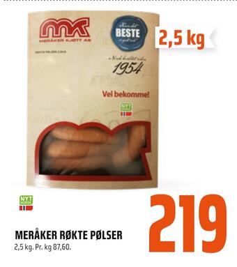 Coop Obs Meråker røkte pølser tilbud