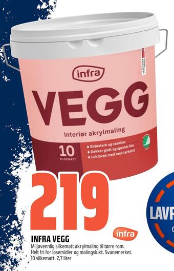 Coop Obs Infra vegg tilbud