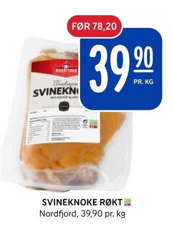 Rema 1000 Svineknoke røkt tilbud