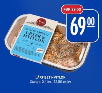 Rema 1000 Lårfilet hvitløk tilbud