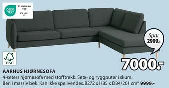JYSK Aarhus hjørnesofa tilbud