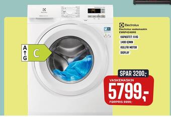Skousen Electrolux vaskemaskin ew6f4248k6 tilbud