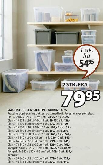 JYSK Smartstore classic oppbevaringsboks tilbud