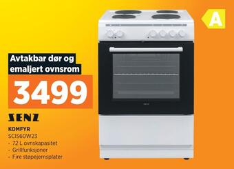 POWER Komfyr tilbud