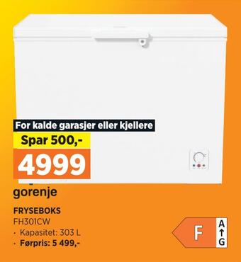 POWER Fryseboks tilbud