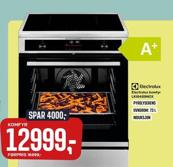 Skousen Electrolux komfyr tilbud