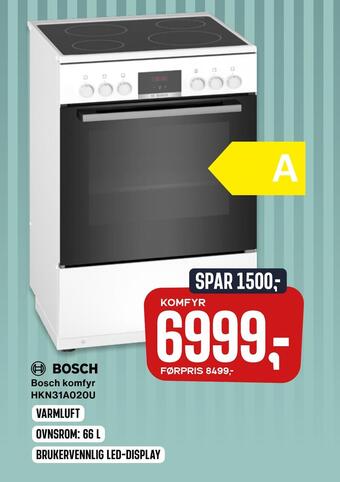 Skousen Bosch komfyr tilbud