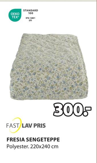 JYSK Fresia sengeteppe tilbud
