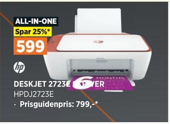 POWER Deskjet 2723e skriver tilbud