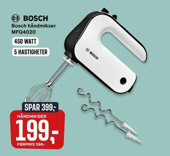 Skousen Bosch håndmikser tilbud