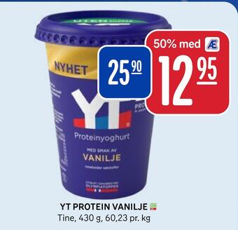 Rema 1000 Yt protein vanilje tilbud