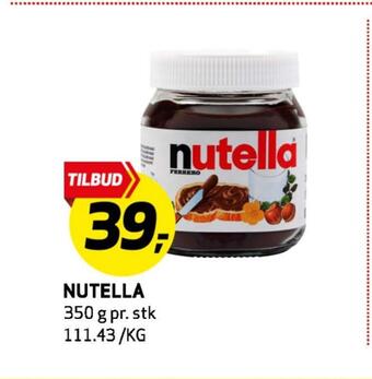 Bunnpris Nutella tilbud