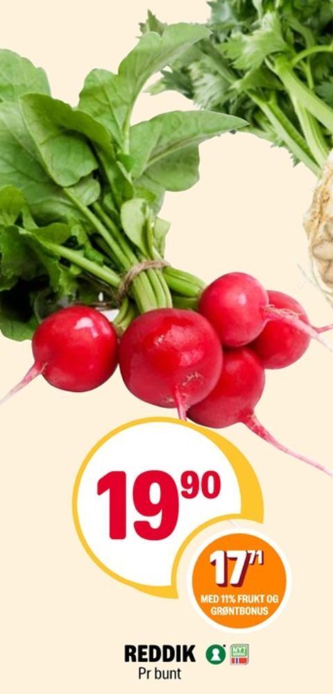 Coop Extra Ukjent reddiker tilbud