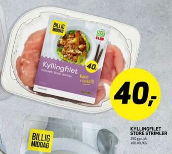 Bunnpris Billig middag kyllingfilet tilbud