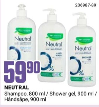 Europris Neutral shampoo tilbud