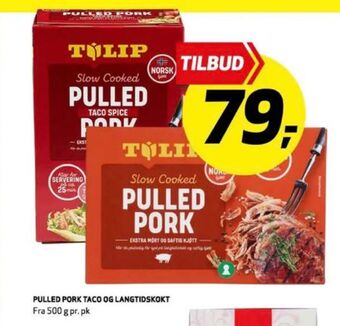 Bunnpris Tulip pulled pork tilbud