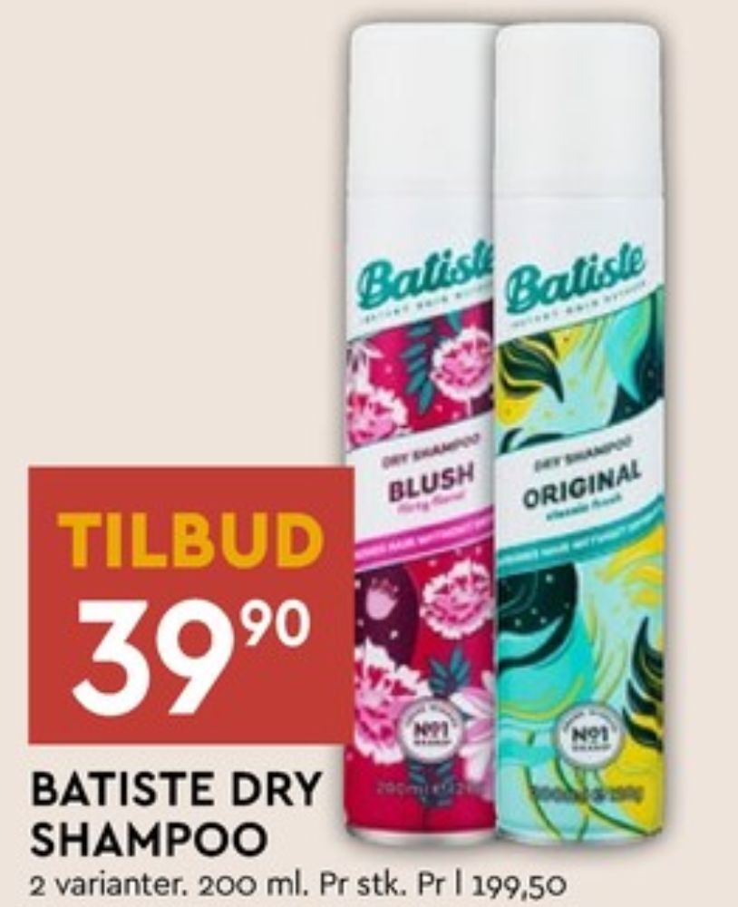 Coop Mega Batiste tørrshampoo tilbud