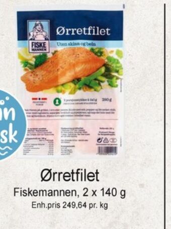 Joker Fiskemannen ørretfilet tilbud
