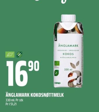 Coop Obs Änglamark kokosmelk tilbud