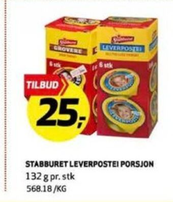 Bunnpris Stabburet leverpostei tilbud