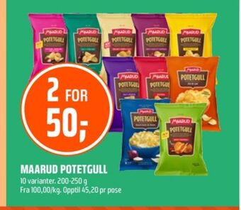 Coop Obs Maarud chips tilbud