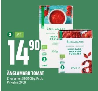 Coop Obs Änglamark tomater hakkede tilbud