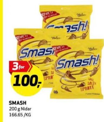 Bunnpris Smash! sjokoladepose tilbud