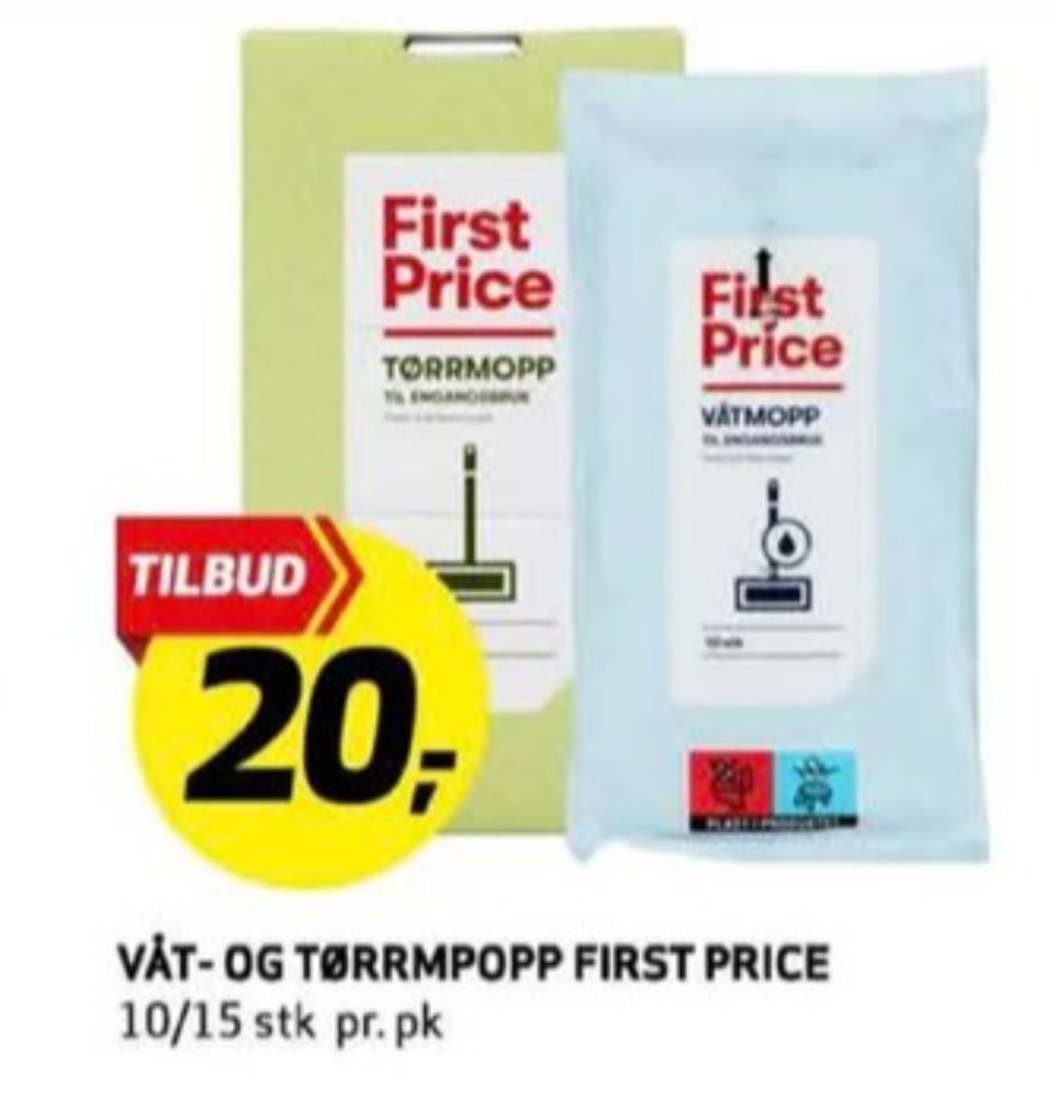 Bunnpris First price mopp tilbud