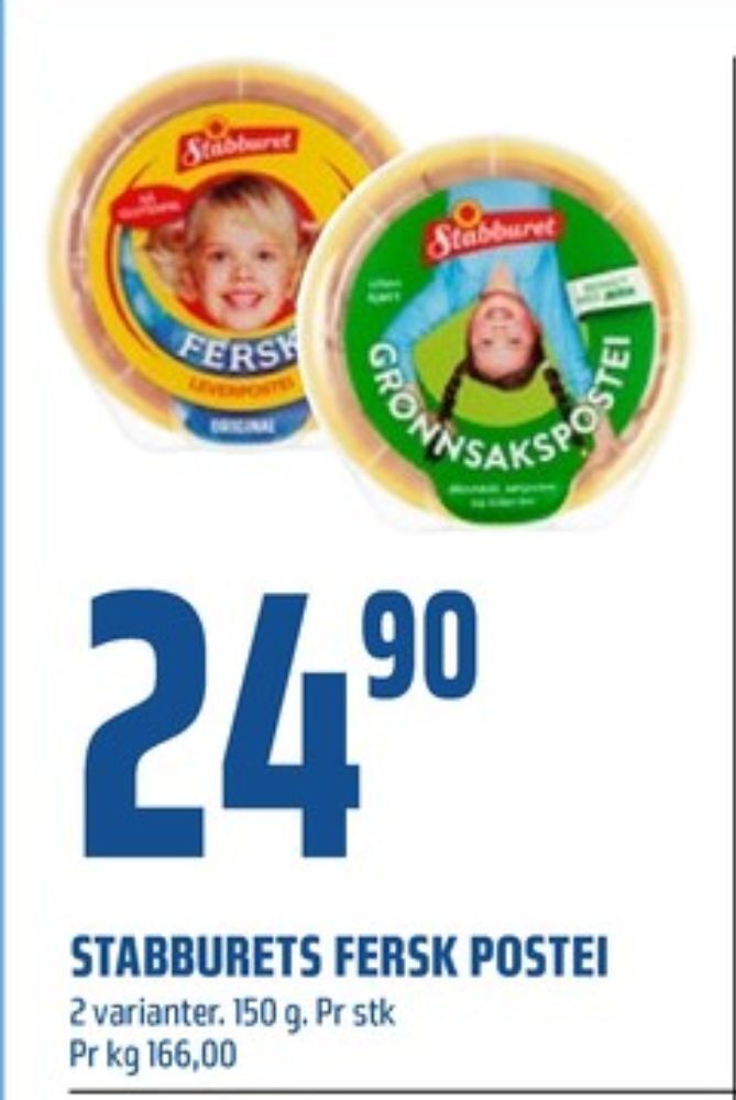 Coop Obs Stabburet leverpostei tilbud