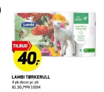 Bunnpris Decor tørkerull tilbud