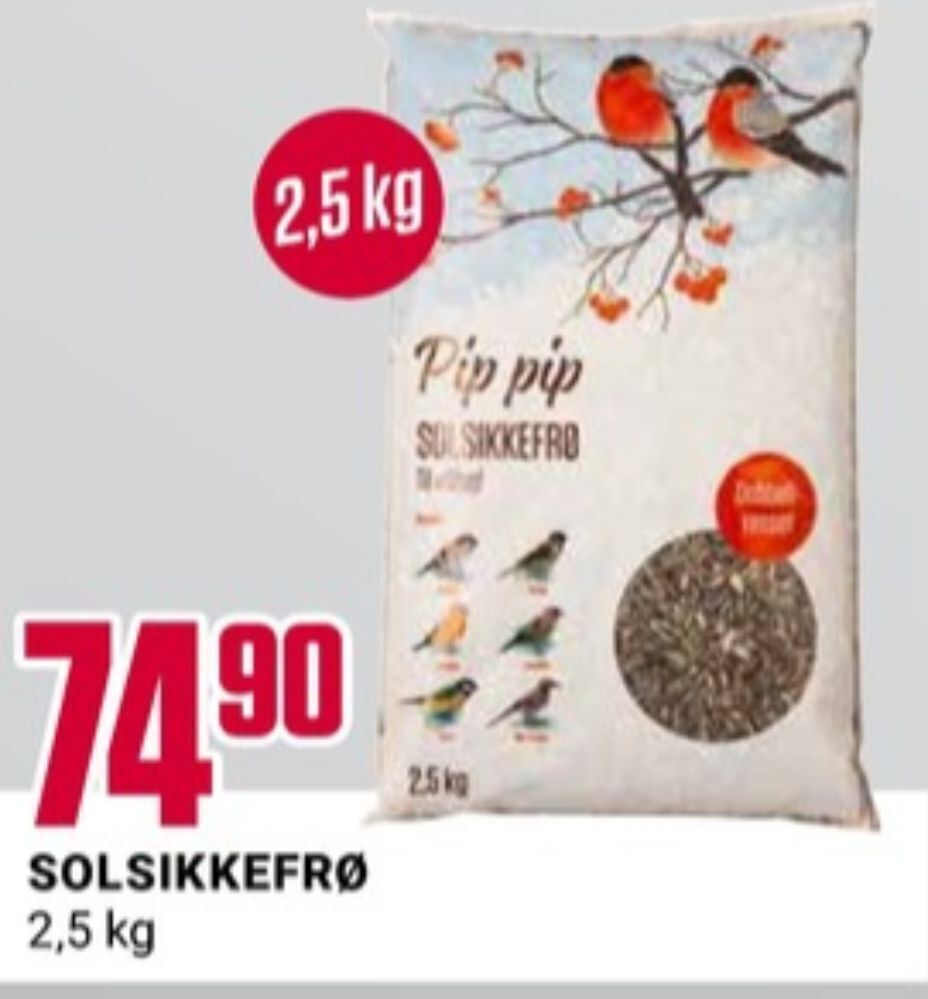 Europris Ukjent fuglefrø tilbud